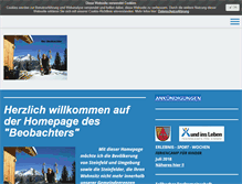 Tablet Screenshot of derbeobachter-steinfeld.net